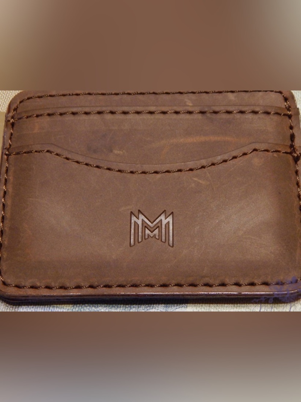 Modern Made Man Men's Brown Leather Wallet